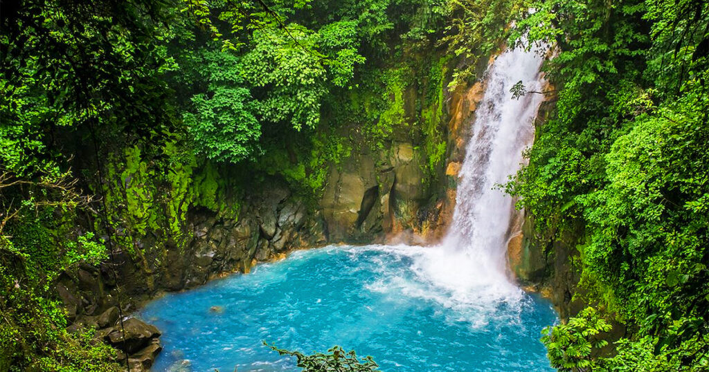 cover costa rica waterfall