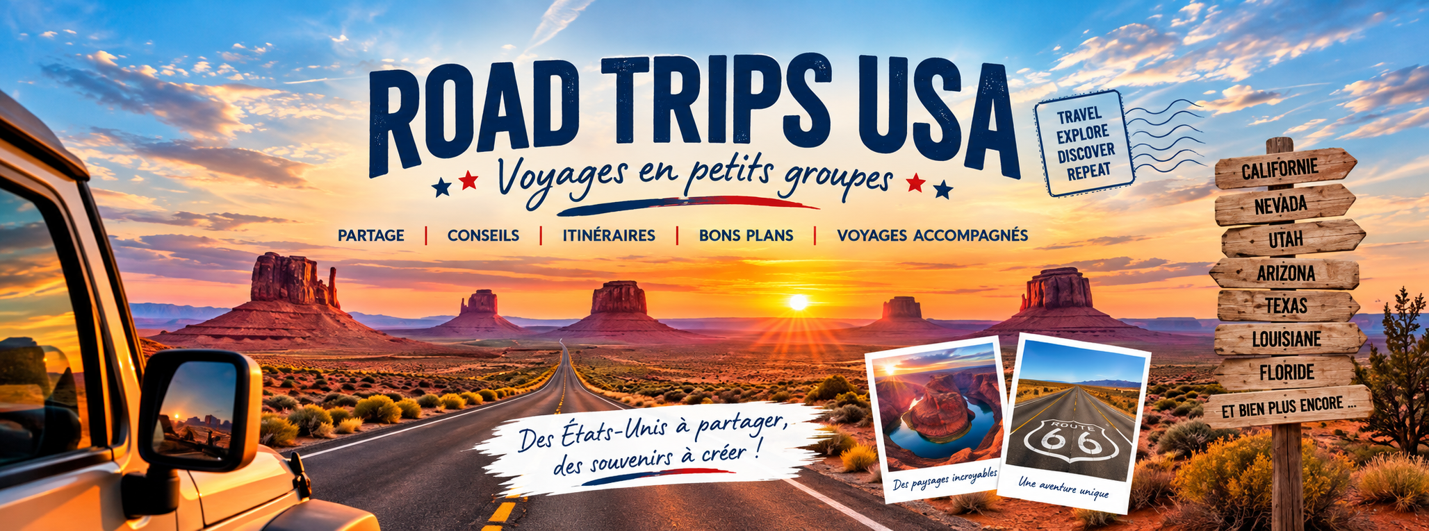 Road Trips USA – Voyages en petits groupes aux États-Unis